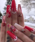 Christmas nail designs grinch