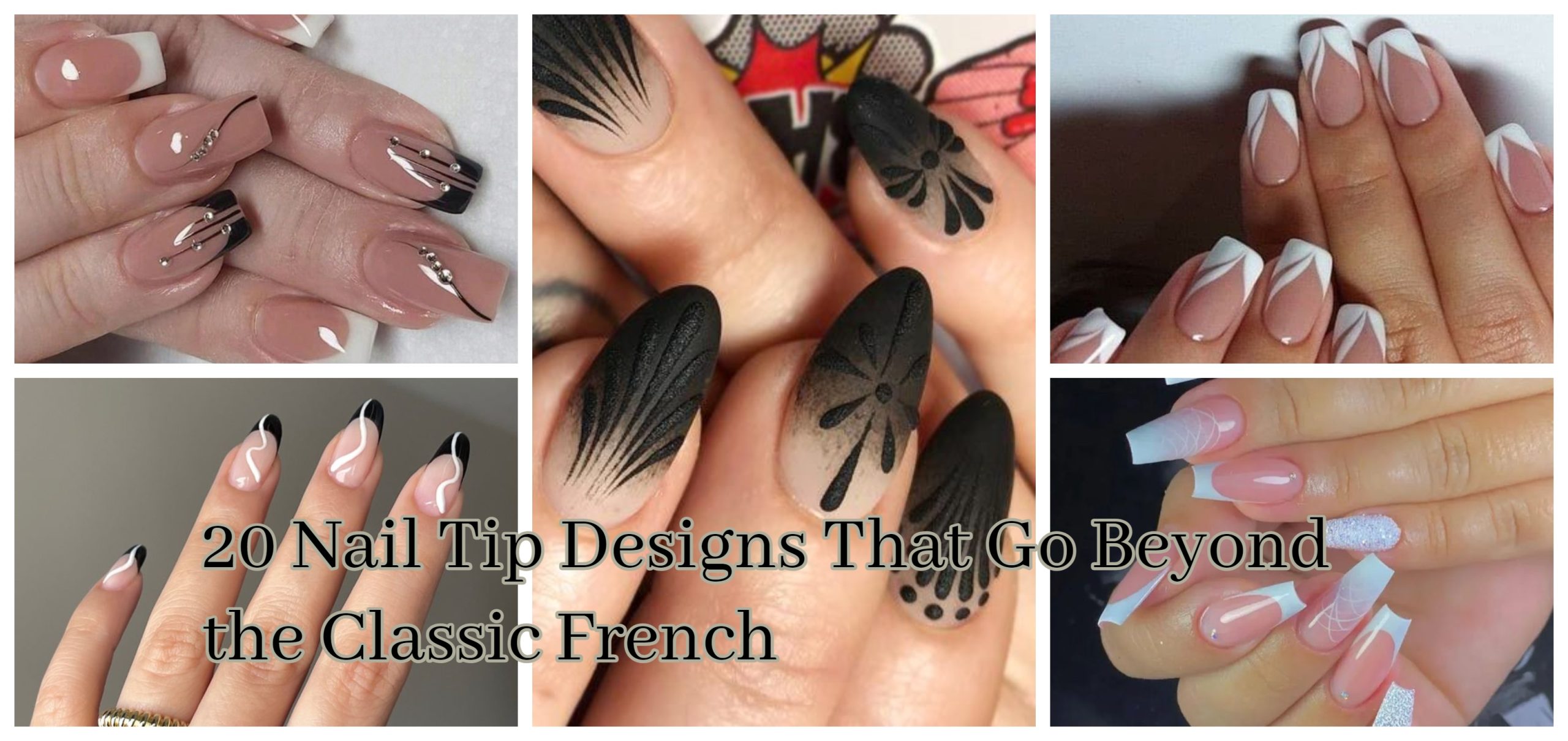 Timeless Classic French Manicure Tutorial with Nail Stamping