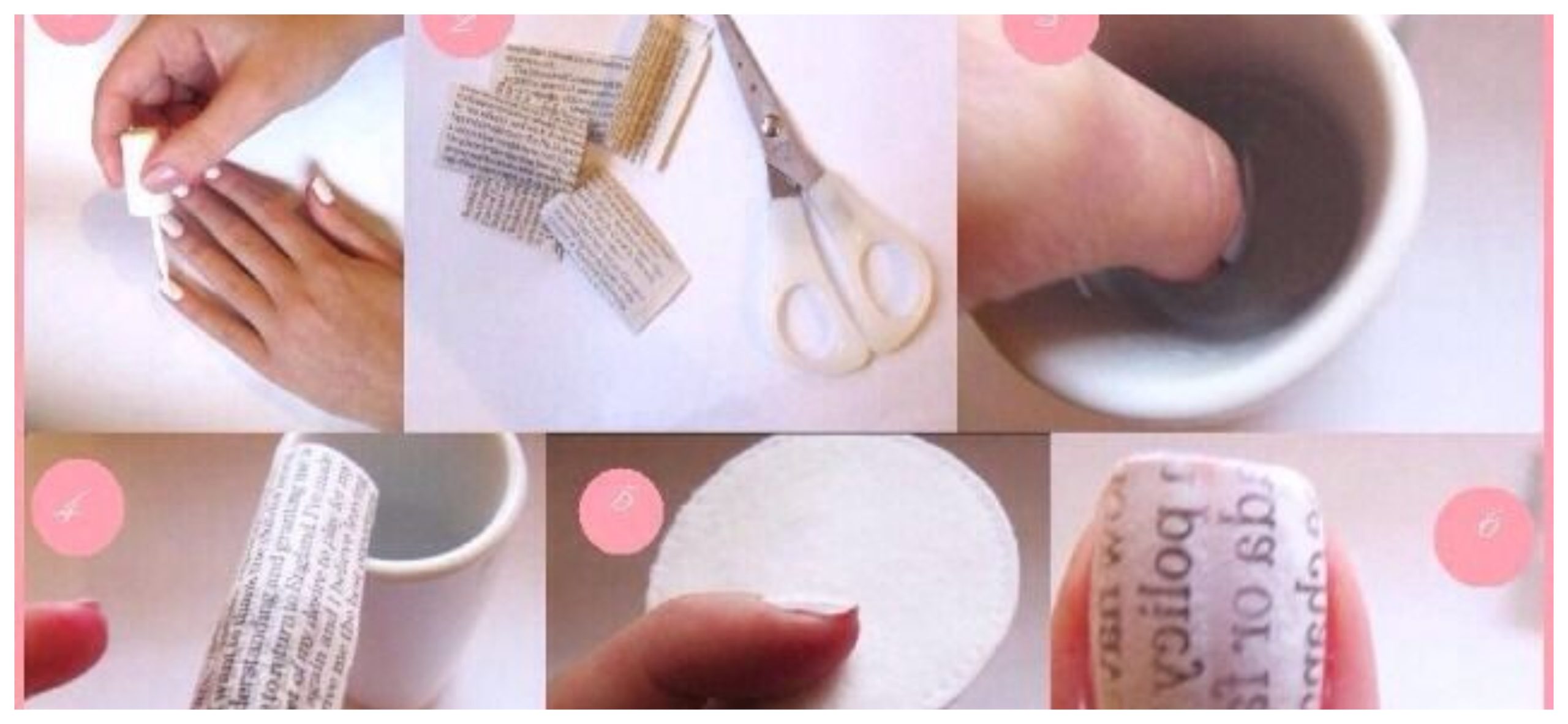 Newspaper-Nail-Art-Using-WATER__-Tutorial-with-Step-by-Step-Picture